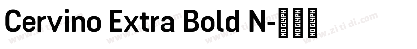 Cervino Extra Bold N字体转换